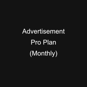 Advertisement Pro Plan (Monthly)